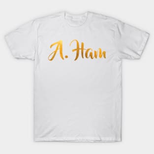 Classic Vintage Style Alexander Hamilton Abbreviation T-Shirt